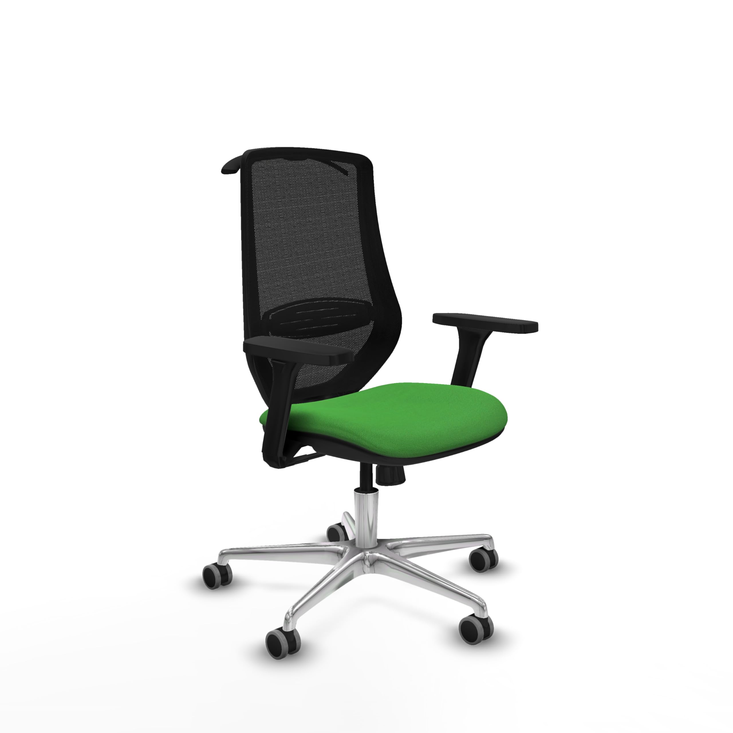 Piqueras y Crespo Silla Mardos operativa Alta ergonómica para teletrabajo con Respaldo Fijo, Brazos 3D, Apoyo Lumbar 1D, Mecanismo sincro 4 Posiciones, soporta hasta 120 Kg