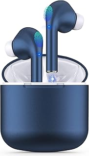 Wireless Earbuds, ENC Noise Cancelling Headphones IPX5 Waterproof Earphones Bluetooth 5.1 Headset With Charging Case Bulit-in Mic Touch Control Stereo In-Ear 30H for iPhone Apple Android Workout Sport