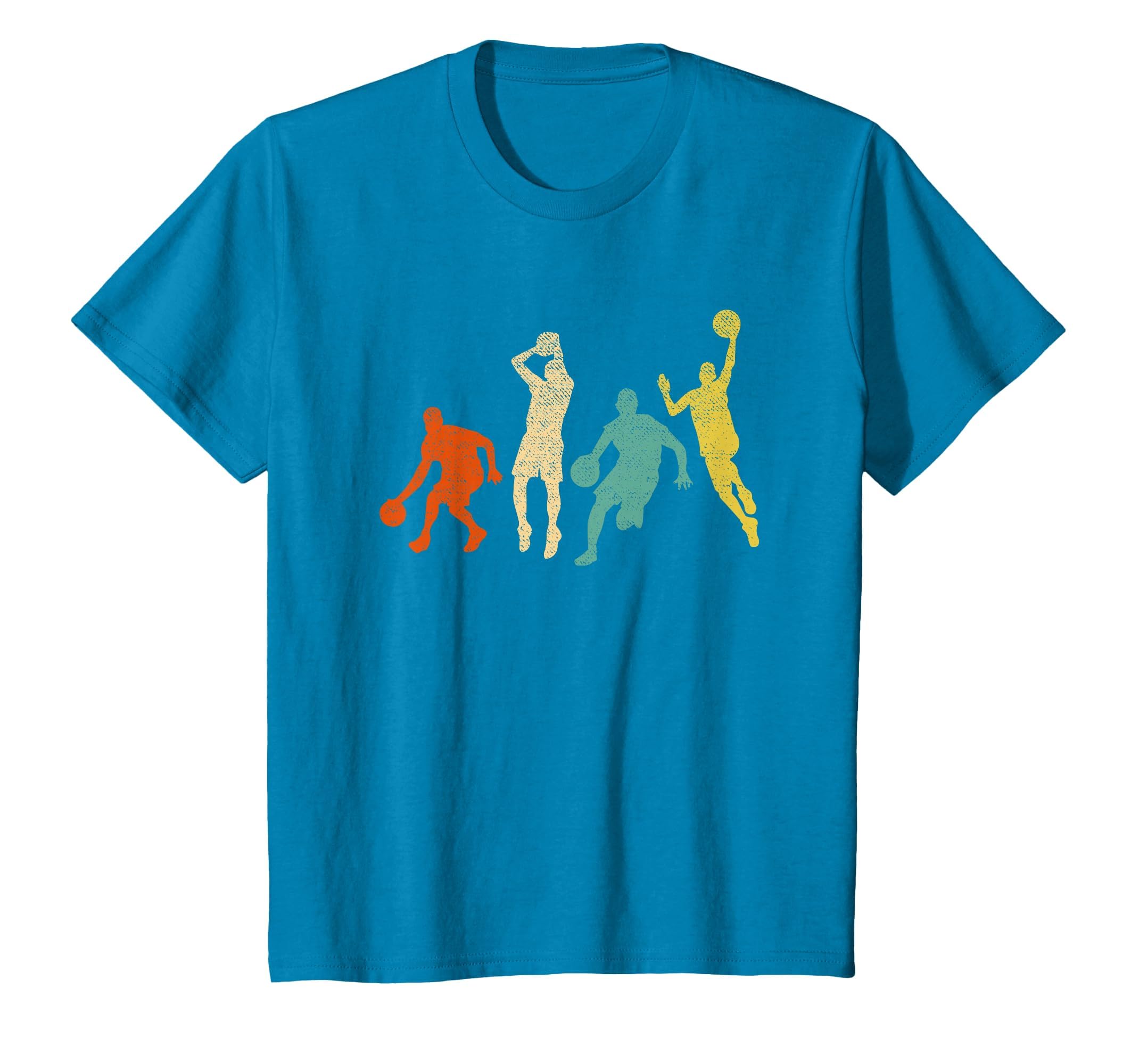 Vintage Basketball Ball Graphic Design Basketball Fan Player T-Shirt