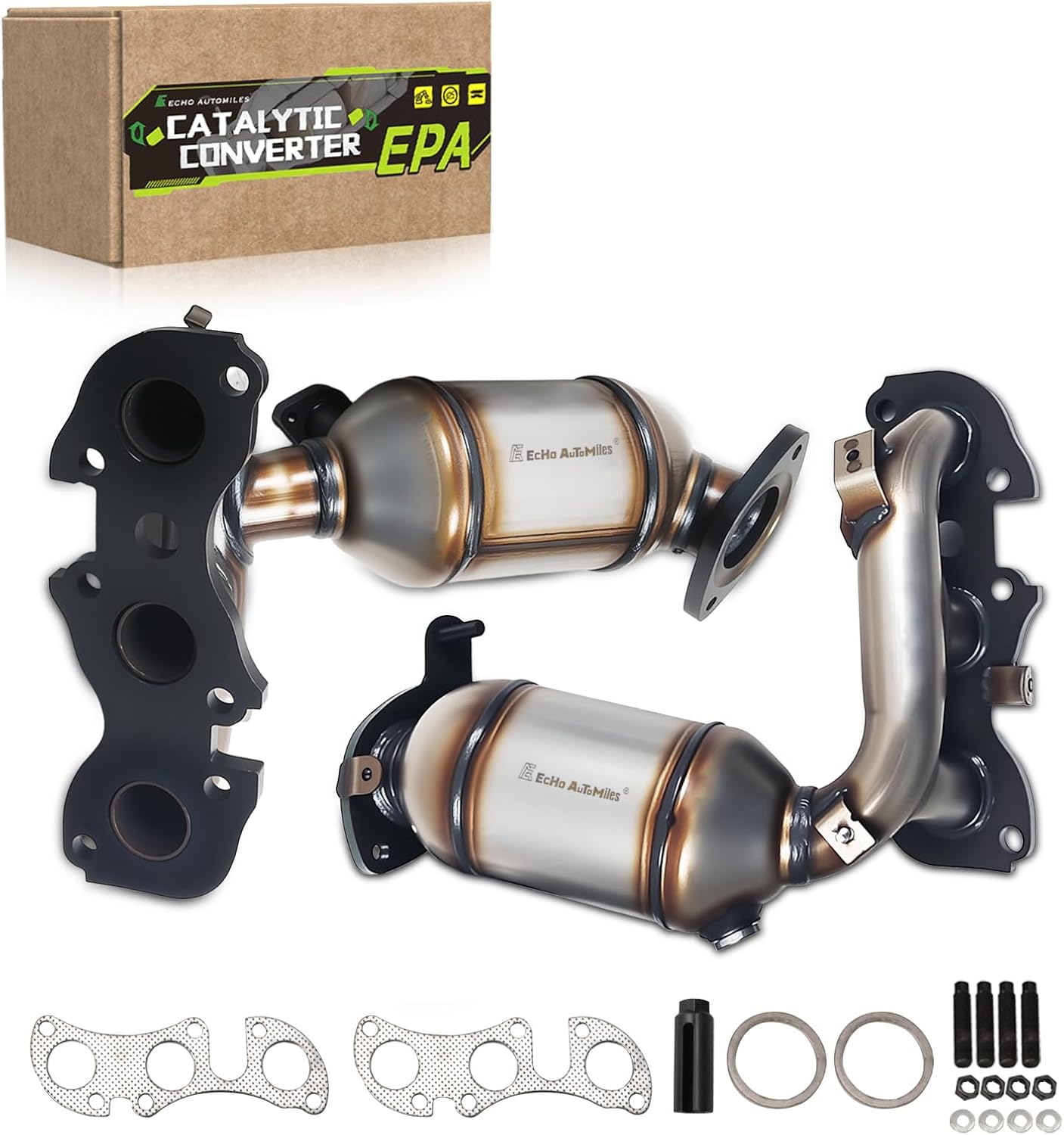Left & Right Catalytic Converter Compatible with Toyota Camry 2002-2006 3.0/3.3L,Solara 2004-2008, Lexus ES300 2002-2003, ES330 2004-2006 Catalytic Convertor EPA Compliant 641525