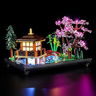 GEAMENT LED Light Kit Compatible with Lego Tranquil Garden - Lighting Set for Icons 10315 (Model Set Not Included)