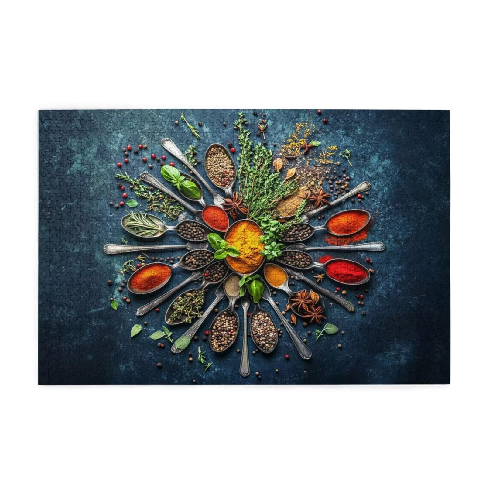 Puzzle 2000 Teile, Puzzle Erwachsene, Holzpuzzle Küche Impossible Jigsaw, Clevere Rätsel, HD Farbe Jigsaw mit Geschenkbox Verpackung for Room Decor, Geschenke für Frauen Farbe 100x70cm p-1516