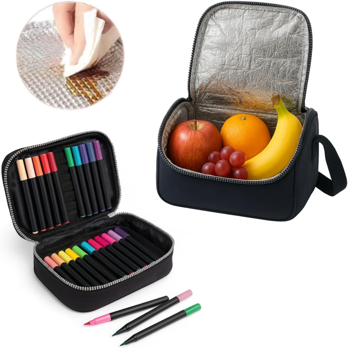 Mochila Escolar Infantil Kit Bolsa Grande De Costas Reforçada Com Lancheira Térmica e Estojo Box Impermeável Juvenil Adolescente Passeio Viagem Notebook Menina Menino Unissex Mochila Escolar Infantil Kit Bolsa Grande De Costas Reforçada Com Lancheira Térmica e Estojo Box Impermeável Juvenil Adolescente Passeio Viagem Notebook Menina Menino Unissex