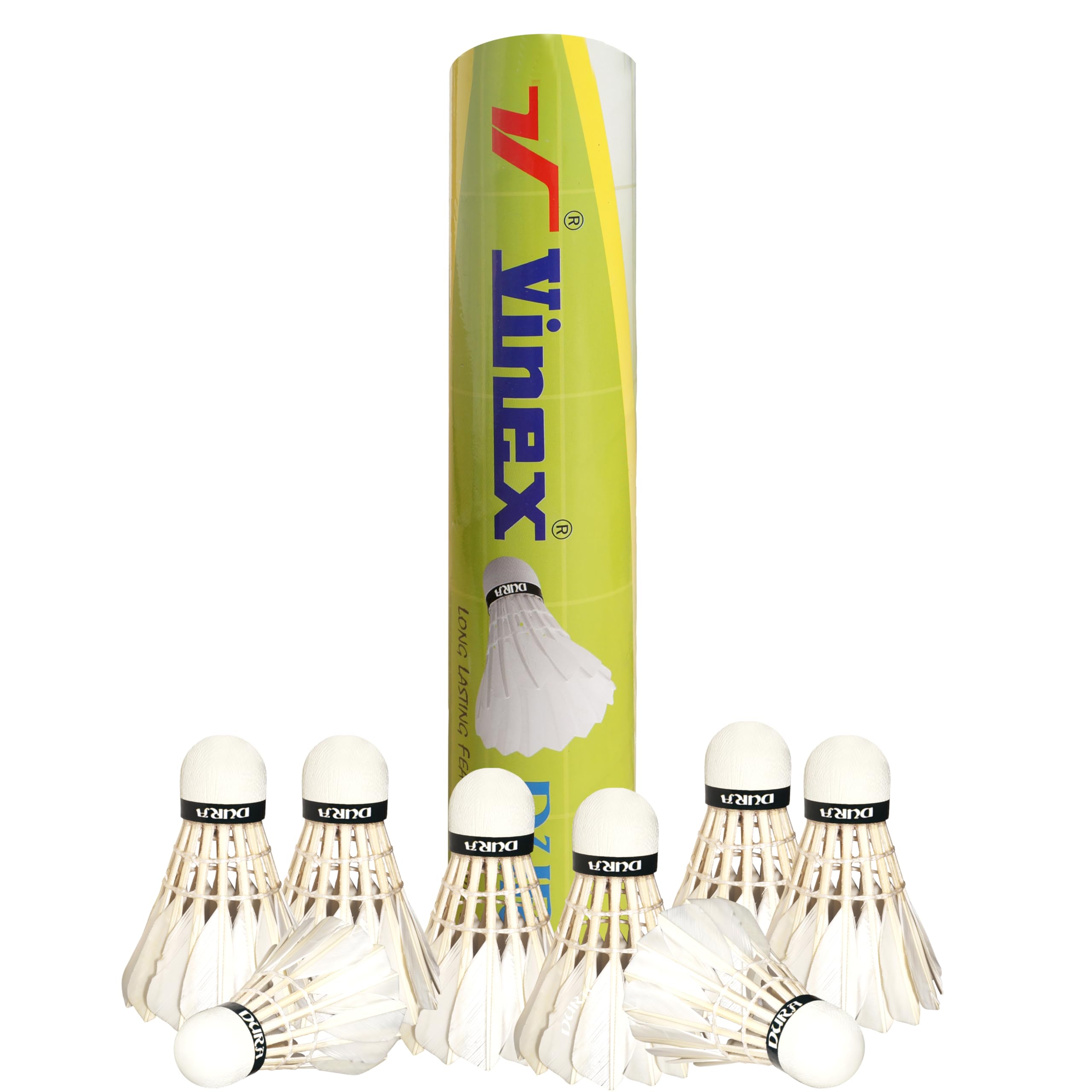 Vinex Dura Feather Shuttlecock – Premium Hen Feather Badminton Shuttle, Long-Lasting Durability – 1 Box (10 Pcs)-picture-20