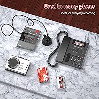 Vista 4 de DIGITNOW Dictating Blank Cassette Tapes Audio Cassettes - Low Noise High Output 60 Minute, Excellent for Lectures Seminars Everyday Recording