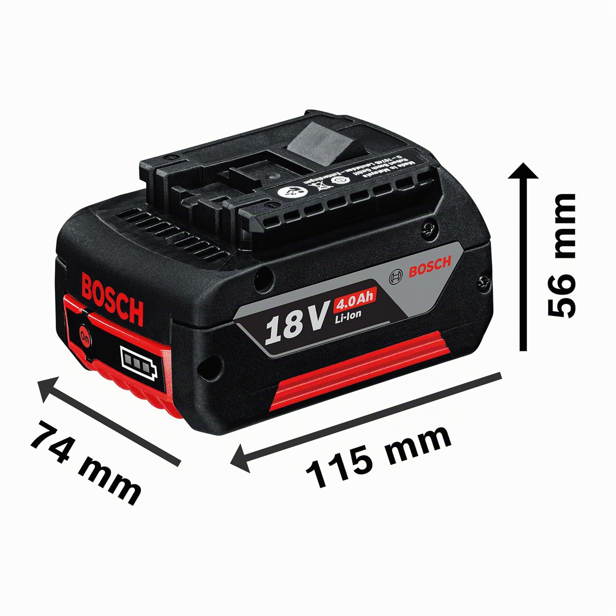 Bosch Professional 18V System set inicial de baterías: 1 batería GBA 18V 4.0Ah + cargador rápido GAL 18V-40