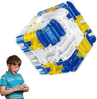Comprar Rompecabezas complejo de bolas de laberinto 3D con bolas giratorias, gran laberinto 3D, cubo de Rubik, juguete interactivo, práctico juguete de entrenamiento cerebral para aliviar el estrés (B)