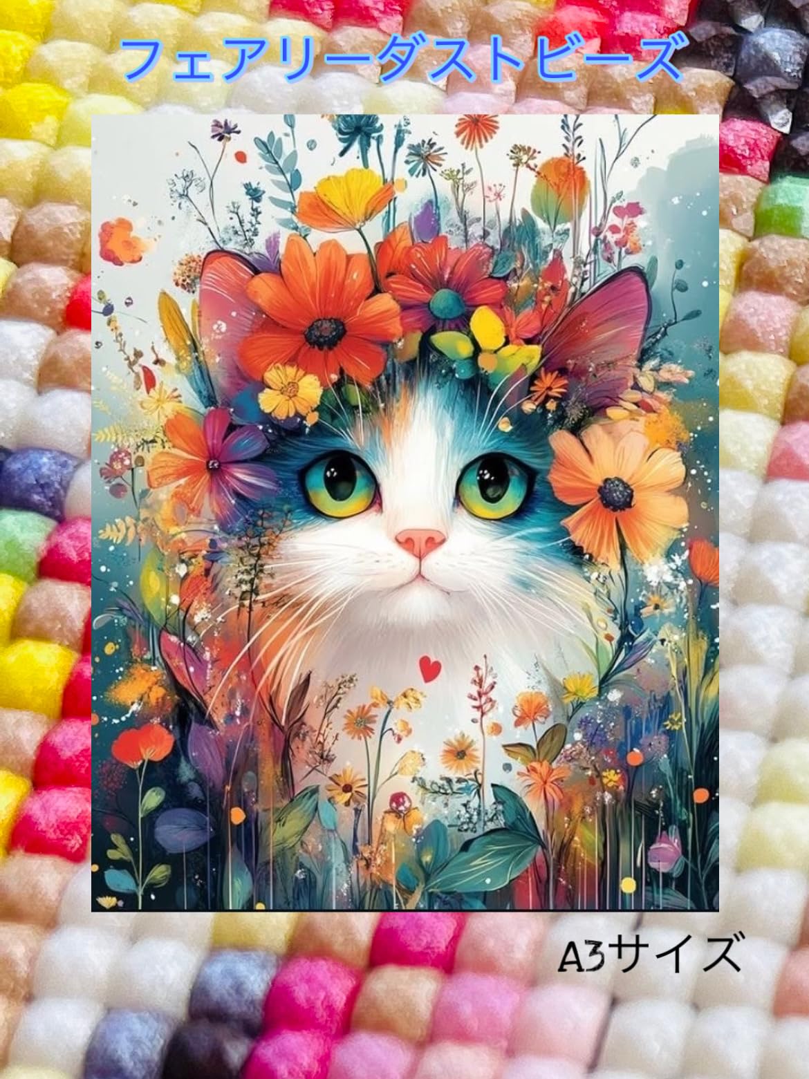 (J805) 　樹脂ビーズ　フェアリーダスト　ダイヤモンドアートキット フェアリーダストビーズ入り樹脂ビーズ ダイヤモンドアート