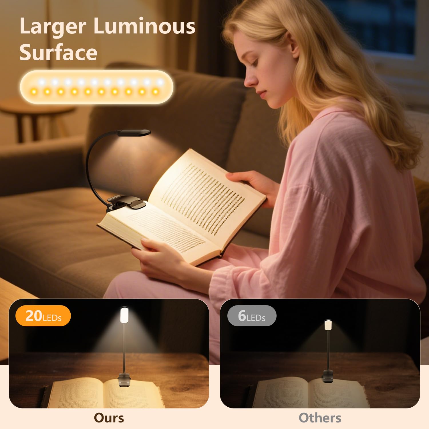 Battery Operated LED Window Candles with Streetside Brightness Dual LED Bulb with Daily Timer and Adjustable Height (Black)
