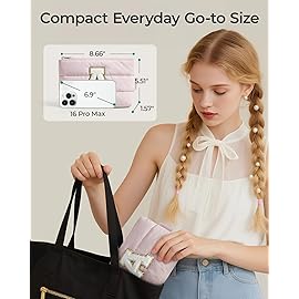 BAGSMART Personalized Makeup Bag with Initial, Pink Small Cosmetic Travel Organizer, Water-Resistant Pouch for Women & Teens for Bridesmaid Graduation (Initial-A, Small)