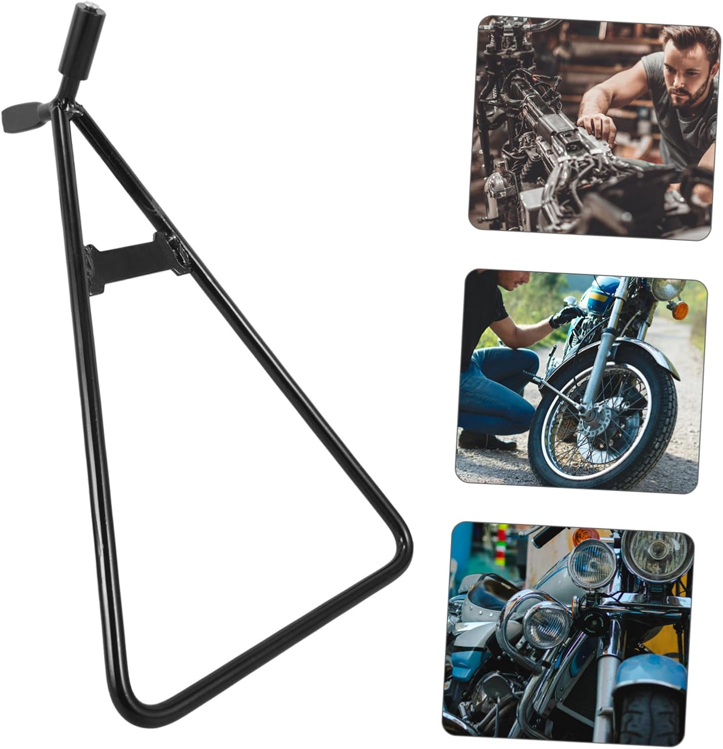 Motorcycle Triangle Kickstand Side Stand Support for Enhanced Stability and Safety Foot Stand for Motorcycles and Electric Scooters
