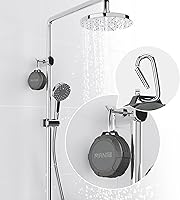 Vista 9 de MANTO Bluetooth Speaker IPX5 Waterproof Portable Shower Speaker, 12H Battery, Bluetooth & Micro SD Playback (Up to 32GB, Card Not Included), Compact