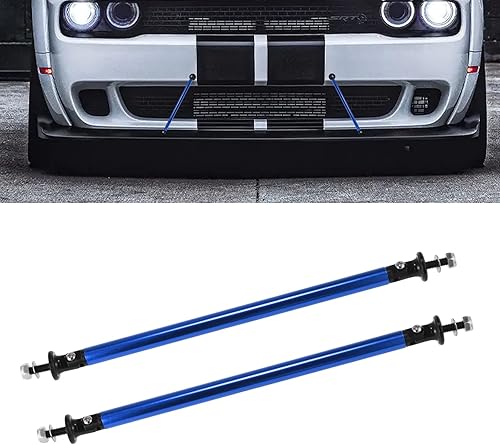 Vista 39 de Xotic Tech - Varillas ajustables de soporte para difusor para parachoques delantero, se adaptan a la mayoría de los vehículos