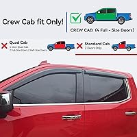 Vista 398 de Viseras de ventana in-Channel, protectores contra la lluvia para 2011-2023 Dodge Charger, visores de ventilación de ventana con deflectores