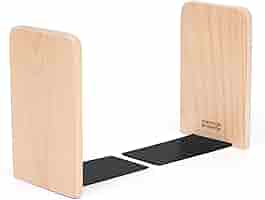 Winter Shore Reggilibri Metallici Albero - 6 Pezzi, Antiscivolo, Nero - Foto 14