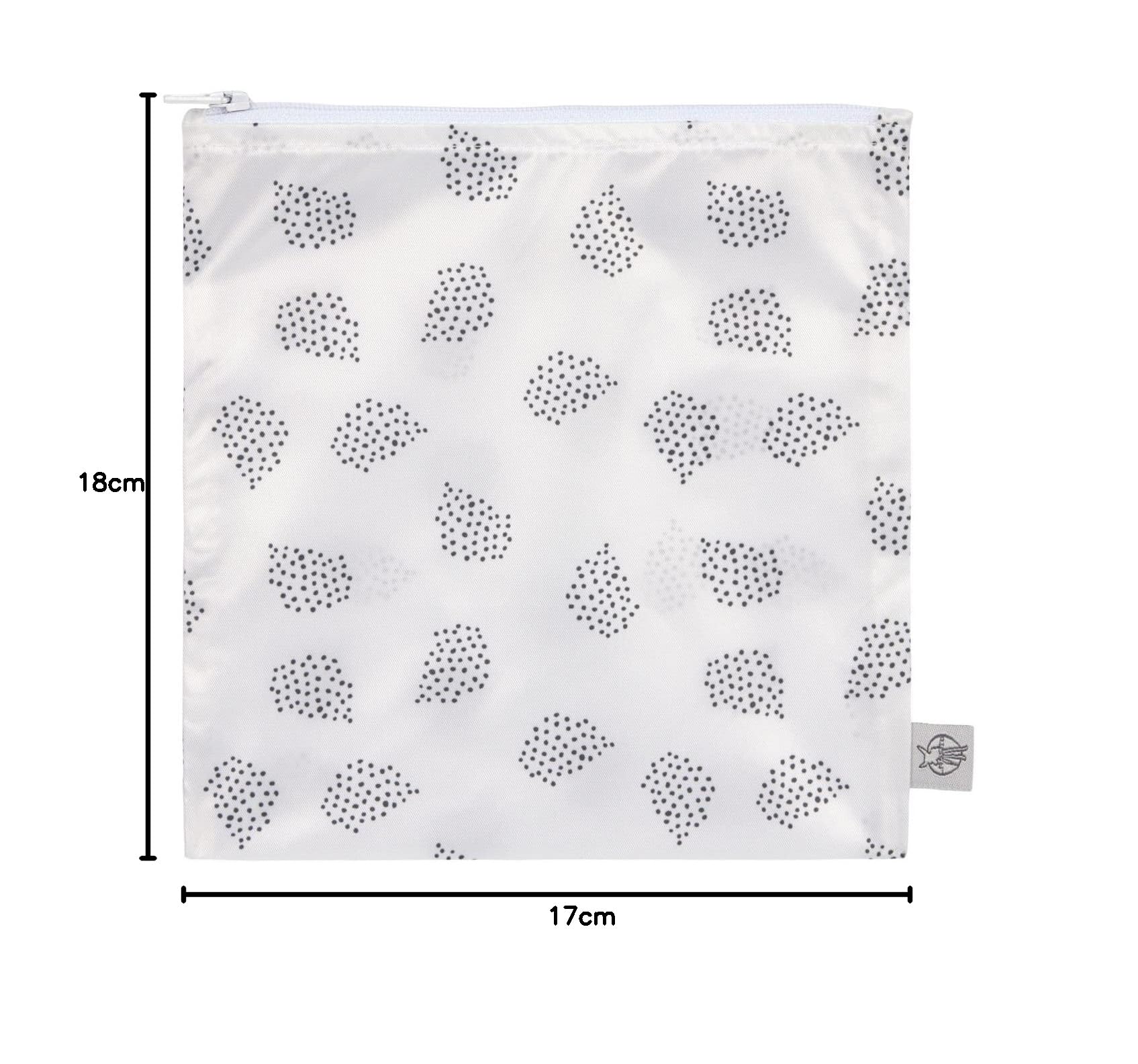 LÄSSIG Snack Bag Little Forest Rabbit 2 Pezzi Sacchetti Riutilizzabili