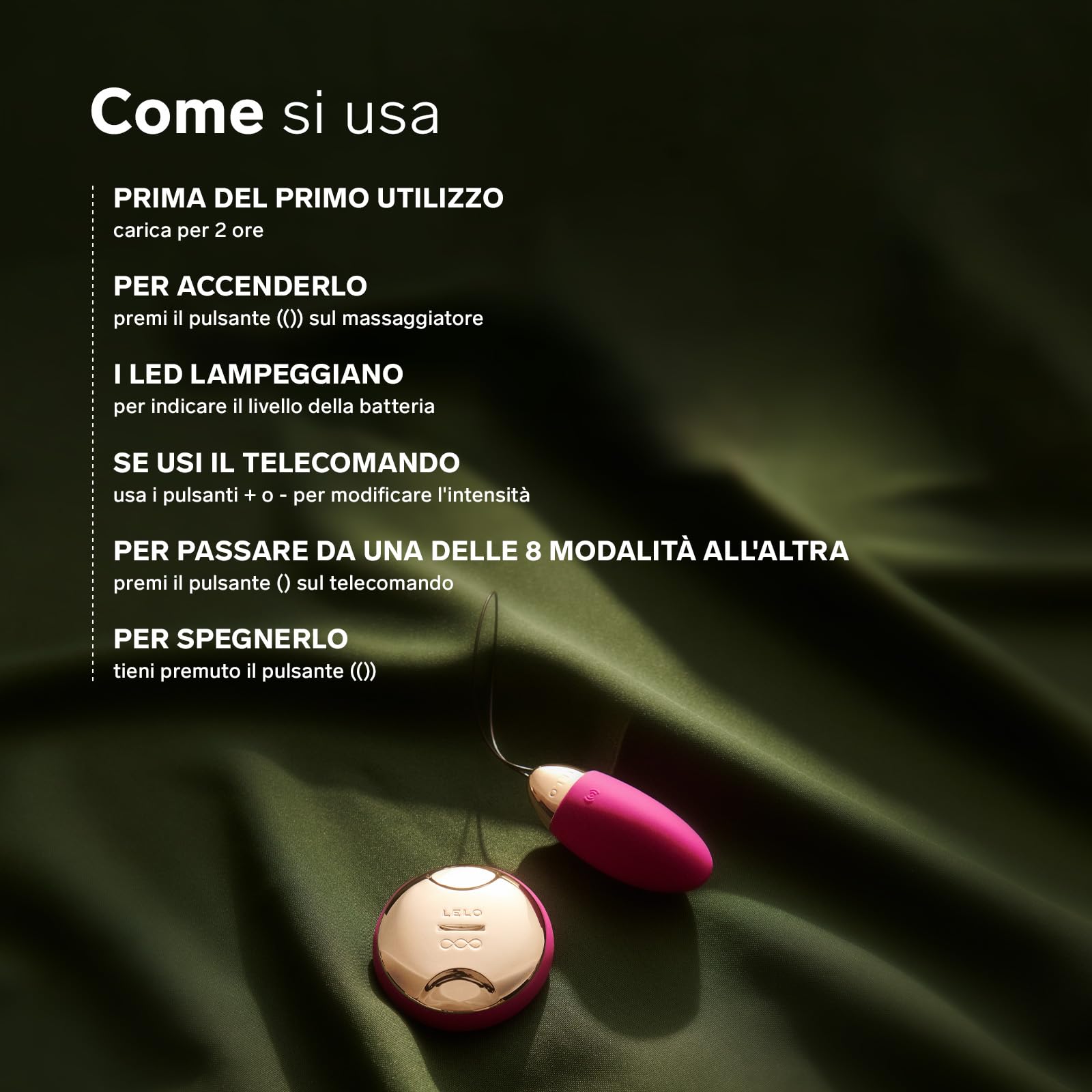 LELO LYLA 2 Massaggiatore a Proiettile per Adulti, Massaggiatore Portatile in Silicone con Tecnologia SenseMotion e Telecomando, Mini Vibratore, Stimolatore Clitorideo, Black