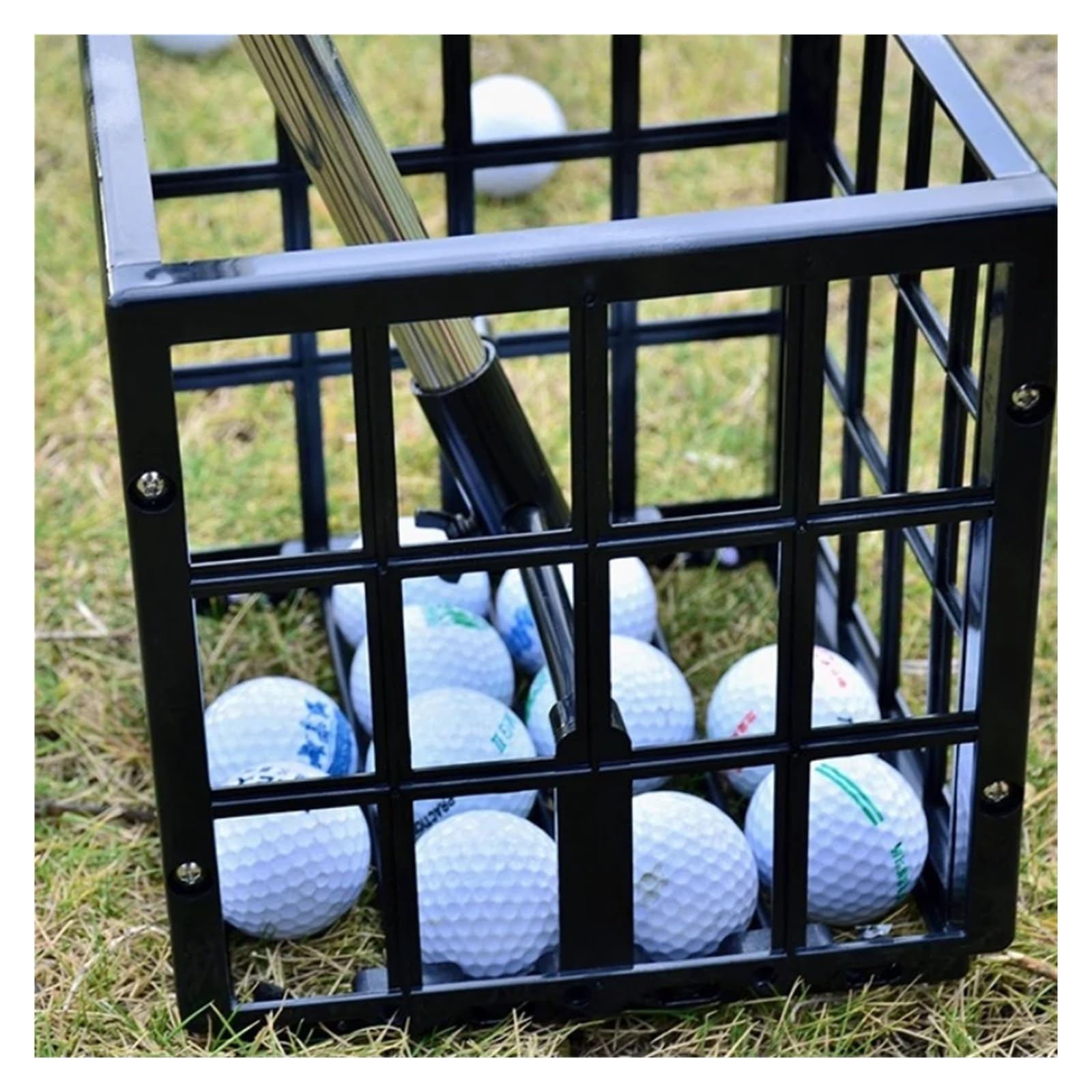 Recogedor de Pelotas de Golf Ajustable, Marco de colección de Golf de Gran Capacidad, recolector de Pelotas Ligero, Accesorios Deportivos Profesionales