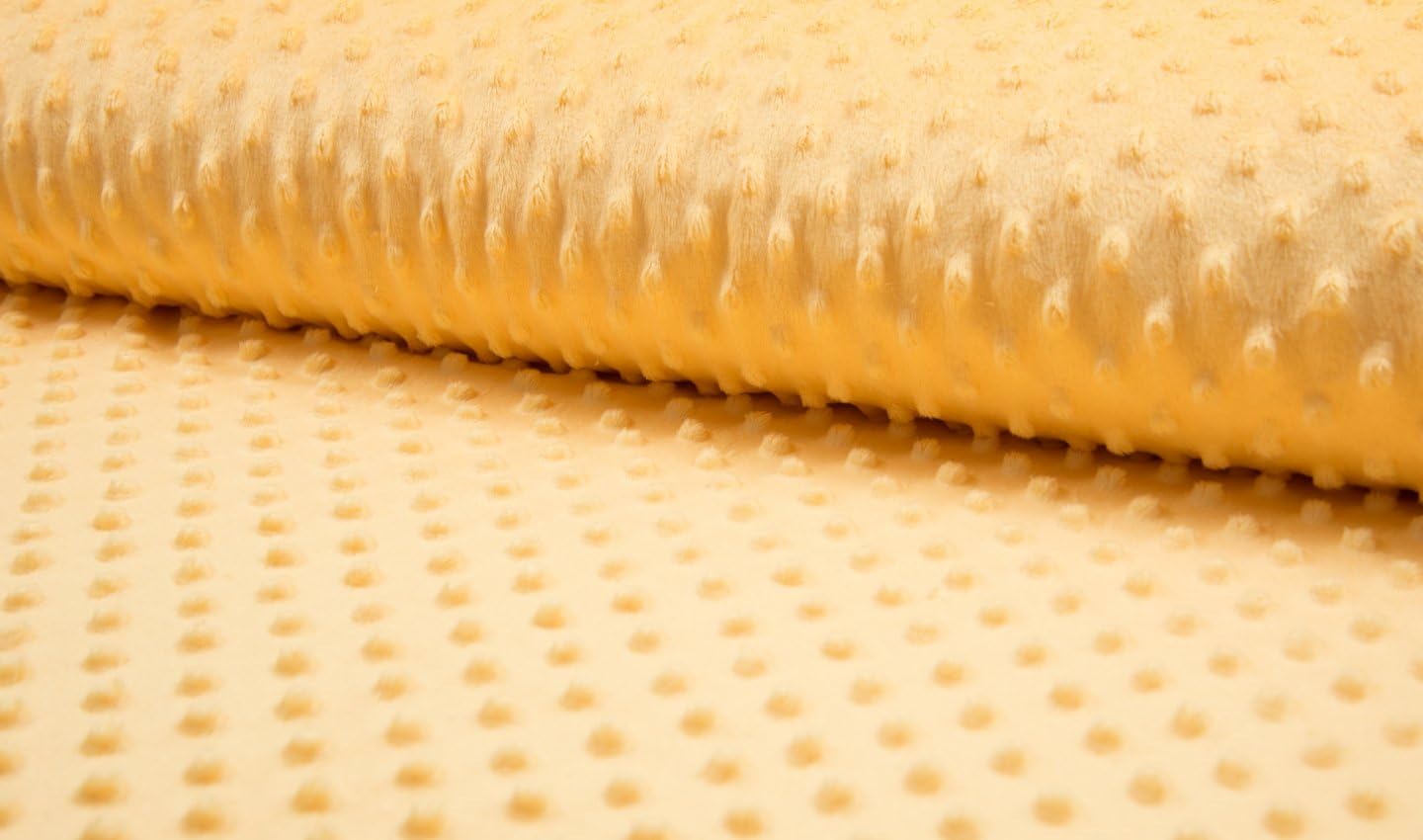 CRS Fur FabricsFabric, Polyester, Yellow, 1Mtr 150cmx100cm