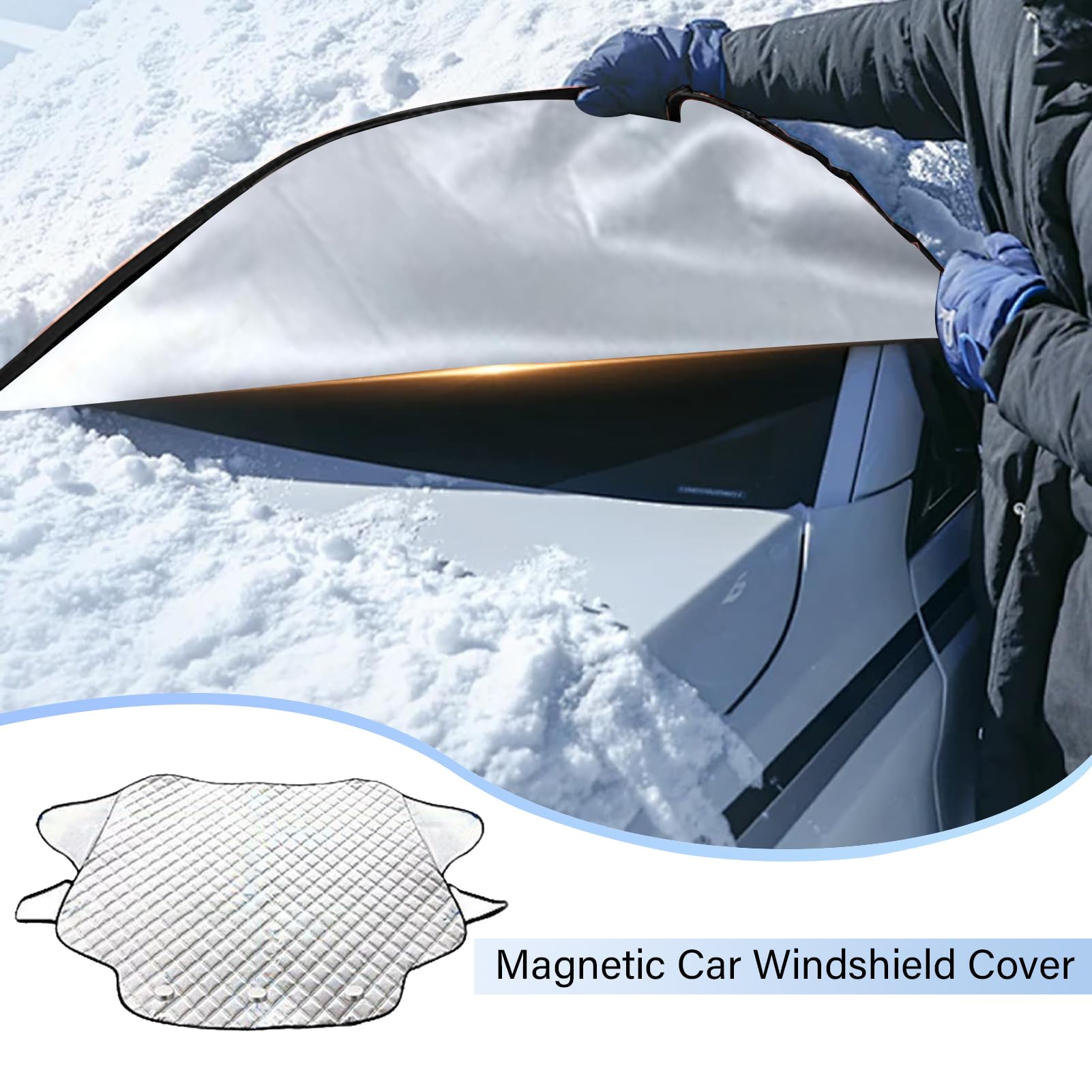 Coperture Per Parabrezza Invernali Parasole Auto Magnetico Per Tutte Le