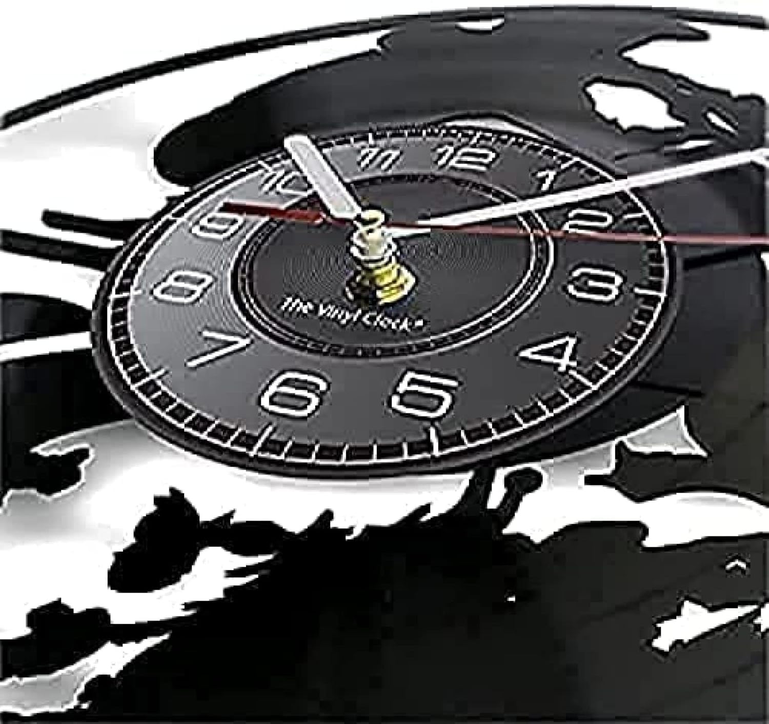Bedroom Motorcycle Wall Clock Vinyl Record Motorbike Car Bike Riding Vinyl Record Night Light Clock for 12" (30cm)