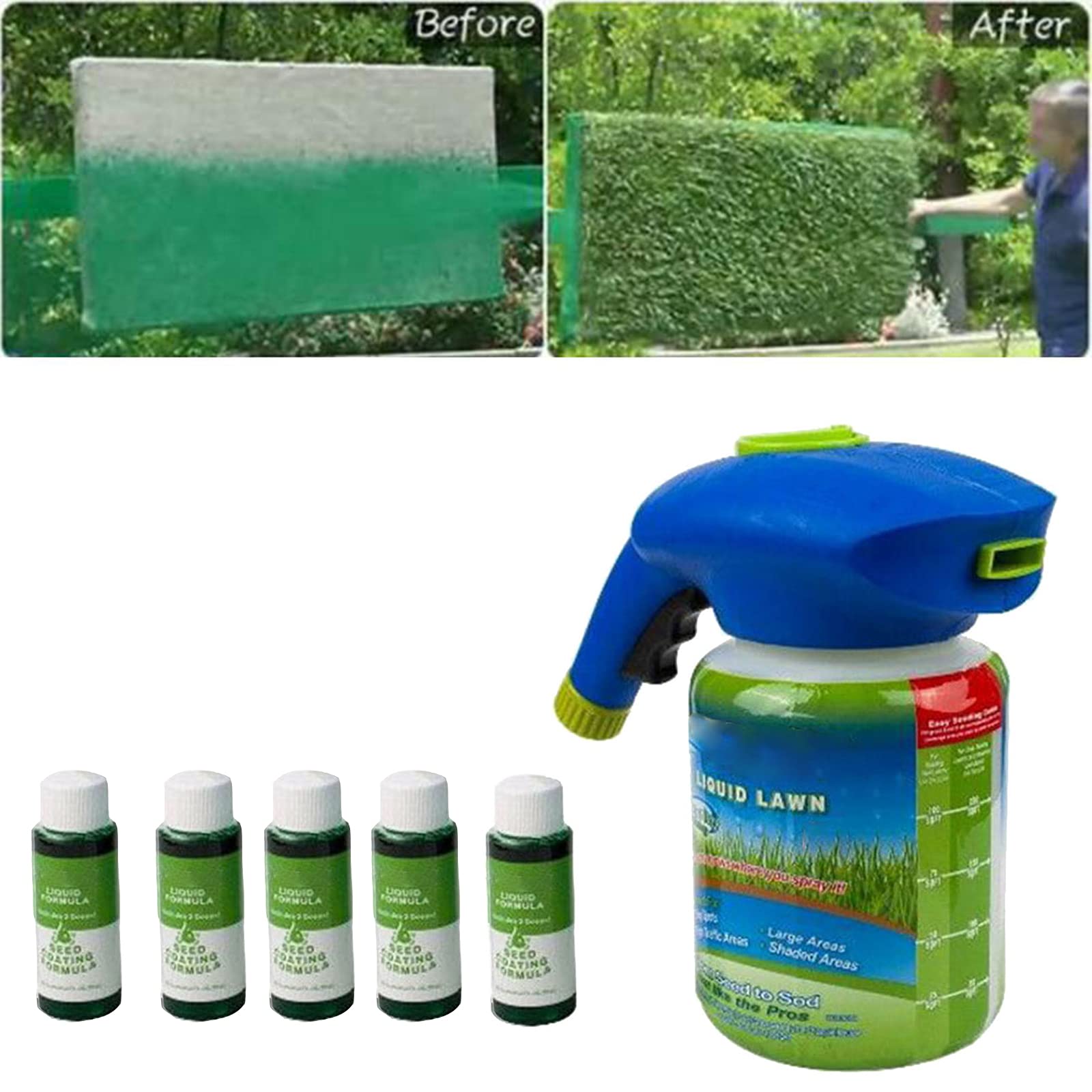 Buy HANQ Hydro Mousse Liquid Lawn, Garden Grass Seed Sprayer System