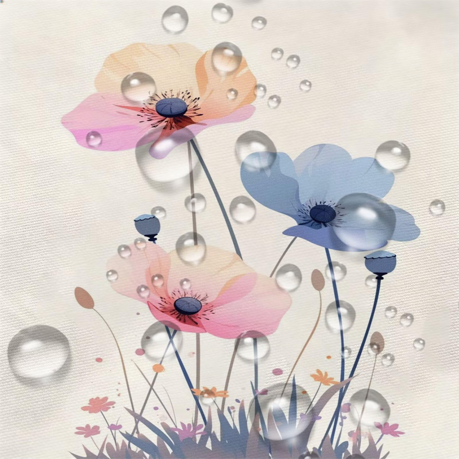 Générique Housse de Coussin Canapé Rose 50x70cm Exterieur Impermeable Flower Taie d'oreiller Décoratif Aesthetic Housse Coussin Decoration pour Chambre Sofa Jardin Balcon Terrasse Lot de 2. T-3674