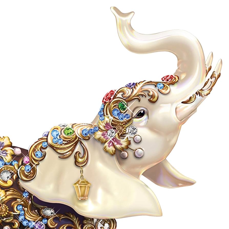 ©️CHLKA♡様　 Luxe Elephant Amazon.com: Thomas Kinkade Collectible Elegant Treasure