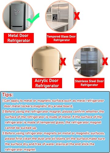 Miniatura 6 de Zysta 6 imanes de fotos para refrigerador, imanes personalizados para nevera, imagen a todo color, imanes personalizados para nevera, imanes