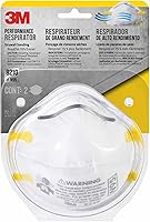 3M N95 8210 Respirator Masks, 2-Pack for Drywall Sanding - NIOSH Approved, Easy Breathing, Comfort Fit (8210D2-DC)