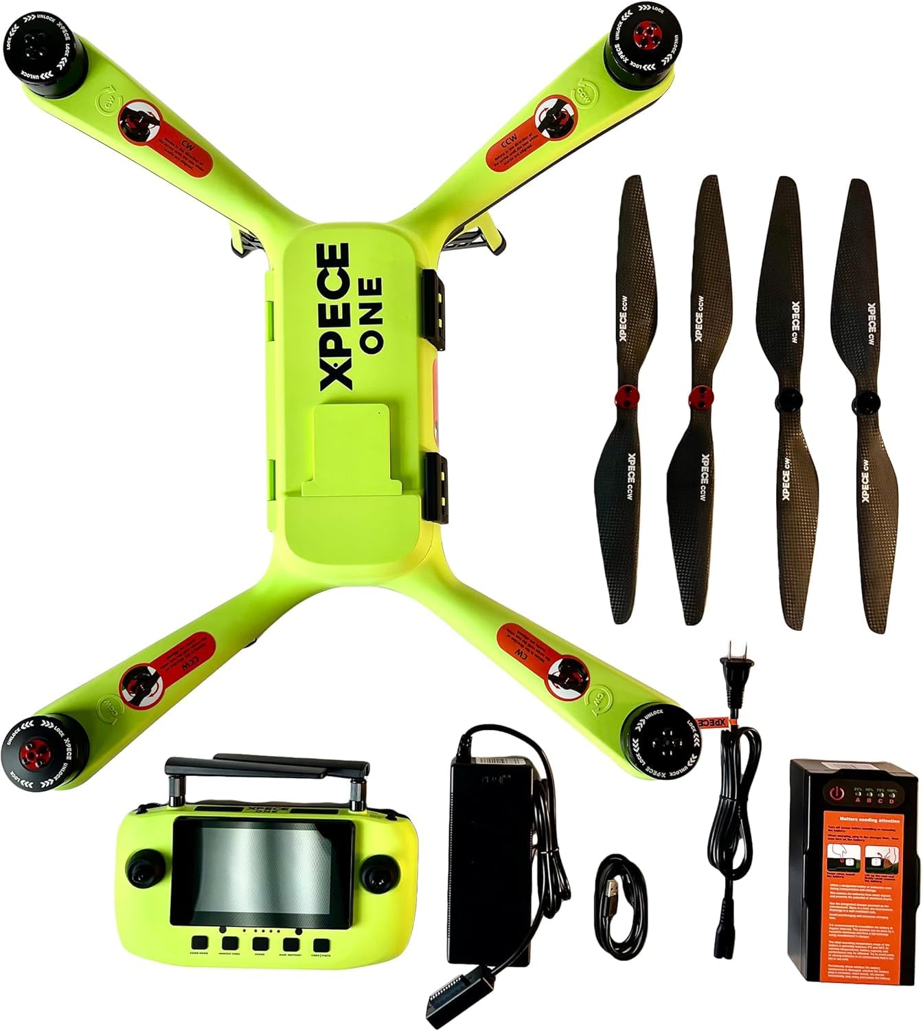 Xpece Waterproof Fishing Drone. With 7 pound bait release and 4k Camera. Ready to fly.