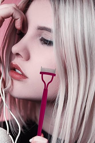 Miniatura 5 de Rizador de pestañas, herramienta separadora de pestañas, rizador de pestañas con almohadillas de repuesto de goma, fácil de usar para la mayoría de