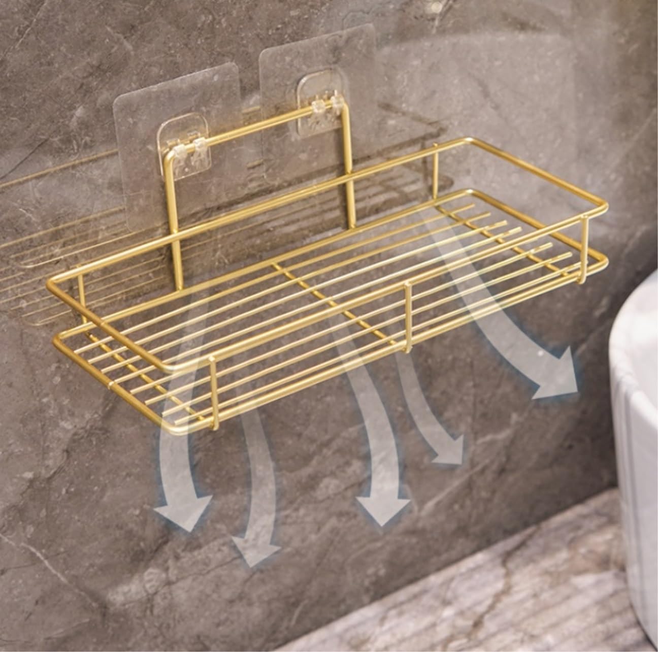 Mensola Doccia Portaoggetti Organizzatore per Doccia Mensola per Doccia in Ferro per Doccia per Bagno E Cucina Mensole Bagno Resistente