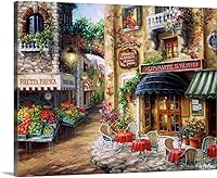 Vista 1 de CANVAS ON DEMAND Buon Appetito - Lienzo decorativo para pared, decoración del hogar, tienda de comestibles italianos y restaurantes, 14 x 11 pulgadas