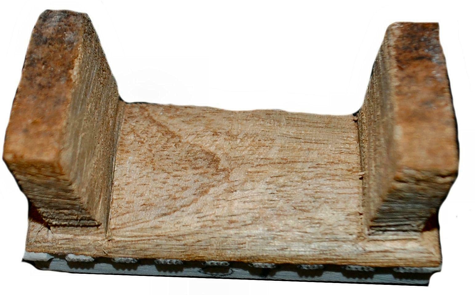 Terrapin Trading Ersatz Sitar Knochenbrücke Set 2pc Bada Ghoraj Ersatzteile Ersatzteile Indian Indien