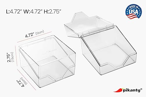 Miniatura 2 de Pikanty - Soporte para queso en rodajas americano, contenedor de almacenamiento para refrigerador  Fabricado en Estados Unidos