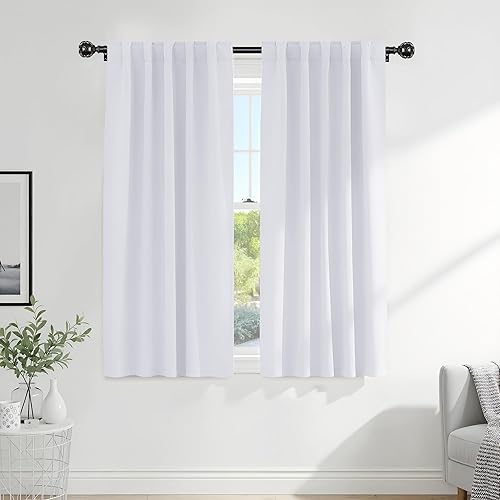 Miniatura 46 de PONY DANCE Cortinas opacas para habitación infantil - Juego de paneles de cortina con aislamiento térmico, cortina con pestaña oculta/bolsillo para