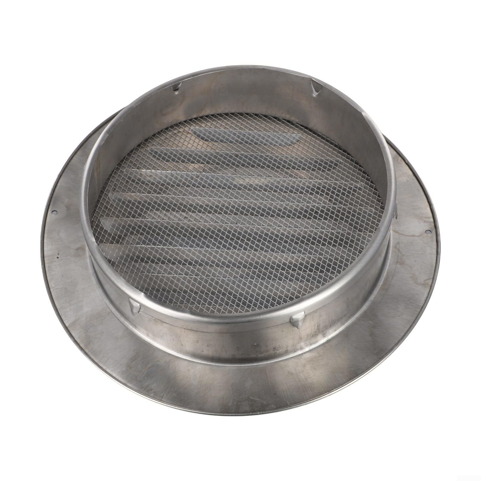 Grille de ventilation ronde 250 mm extérieure anti-insecte avec moustiquaire pour aération