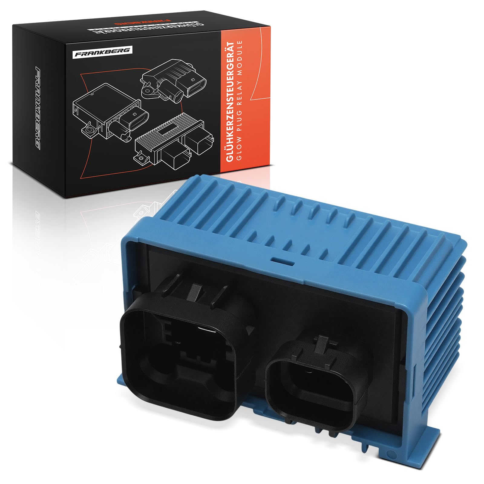 Frankberg Moduł przekaźnika świecy żarowej kompatybilny z Corsa 2006-2014 Glow Plug Relay Module Replace # 55557760