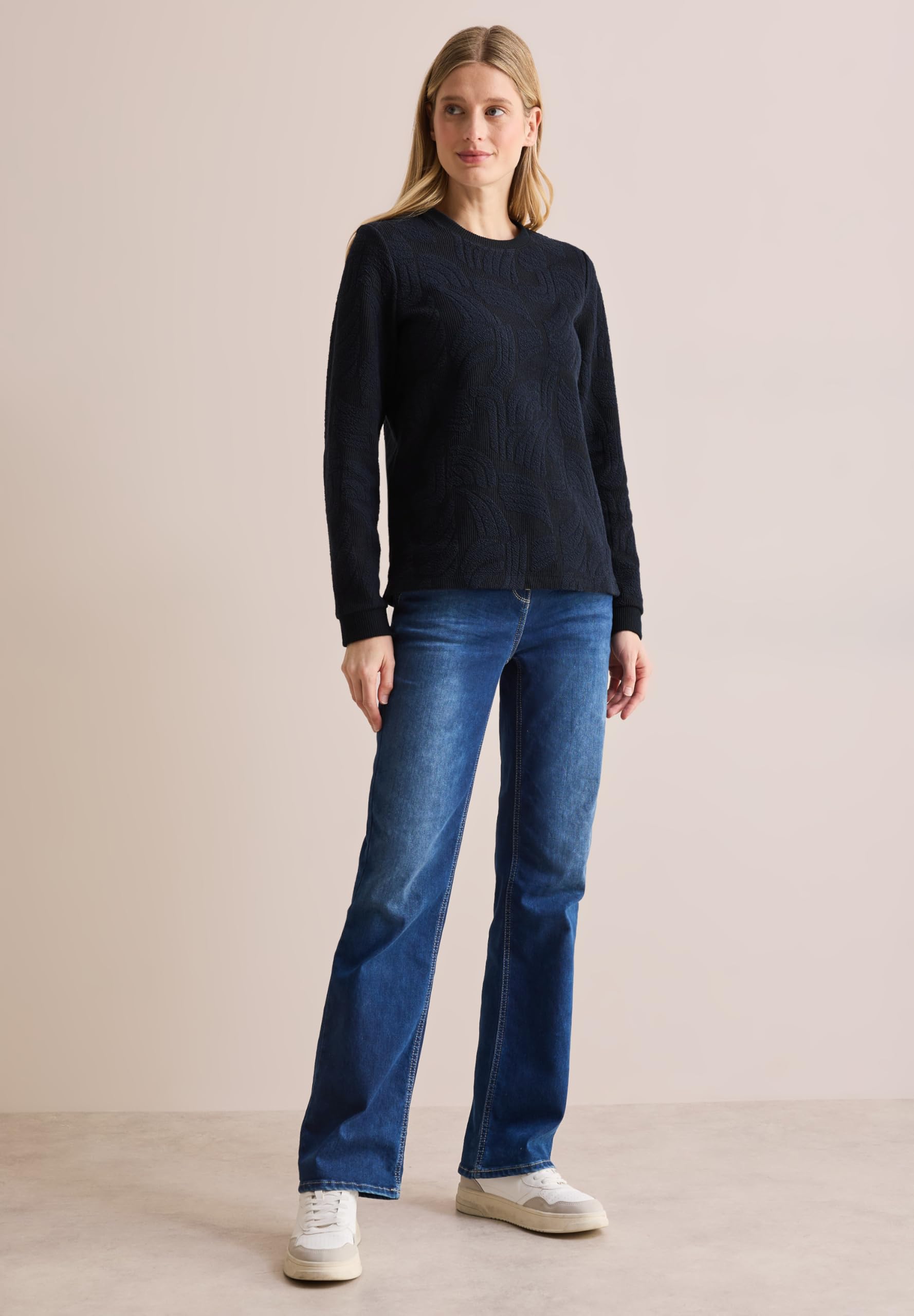 Damen Jacquard Shirt