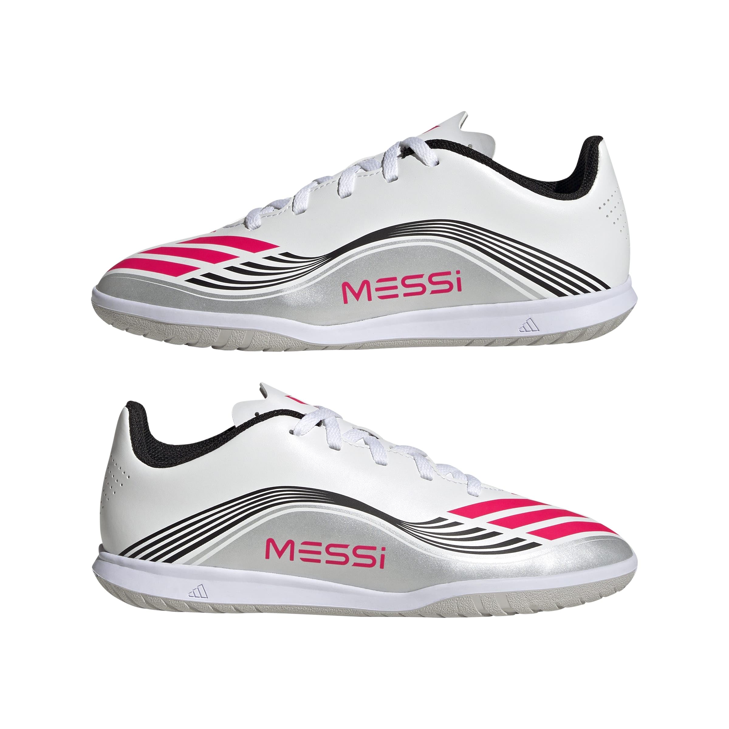 Adidas Unisex Kinder F50 Messi Club Indoor Football Boots KidsFußballschuhe
