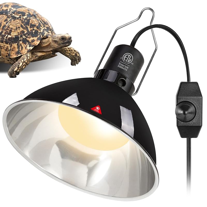 Luminária para Terrário com Cúpula Profunda e Dimerização REPTI ZOO para Lâmpada E26 até 150 W