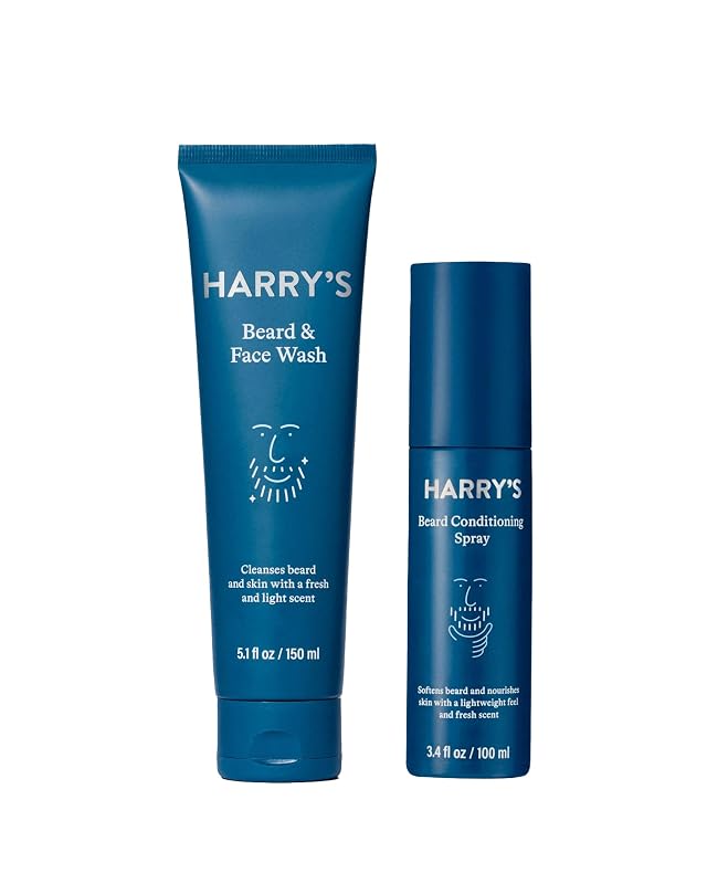 Harry's Kit para Cuidados da Barba com Lavagem 150 mL e Spray Condicionador 100 mL