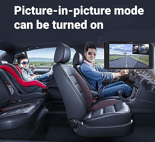 Miniatura 3 de Cámara de tablero de 3 canales frontal y trasera en el interior, cámara de tablero Full HD para automóviles, grabadora de cámara IPS de 4 pulgadas,