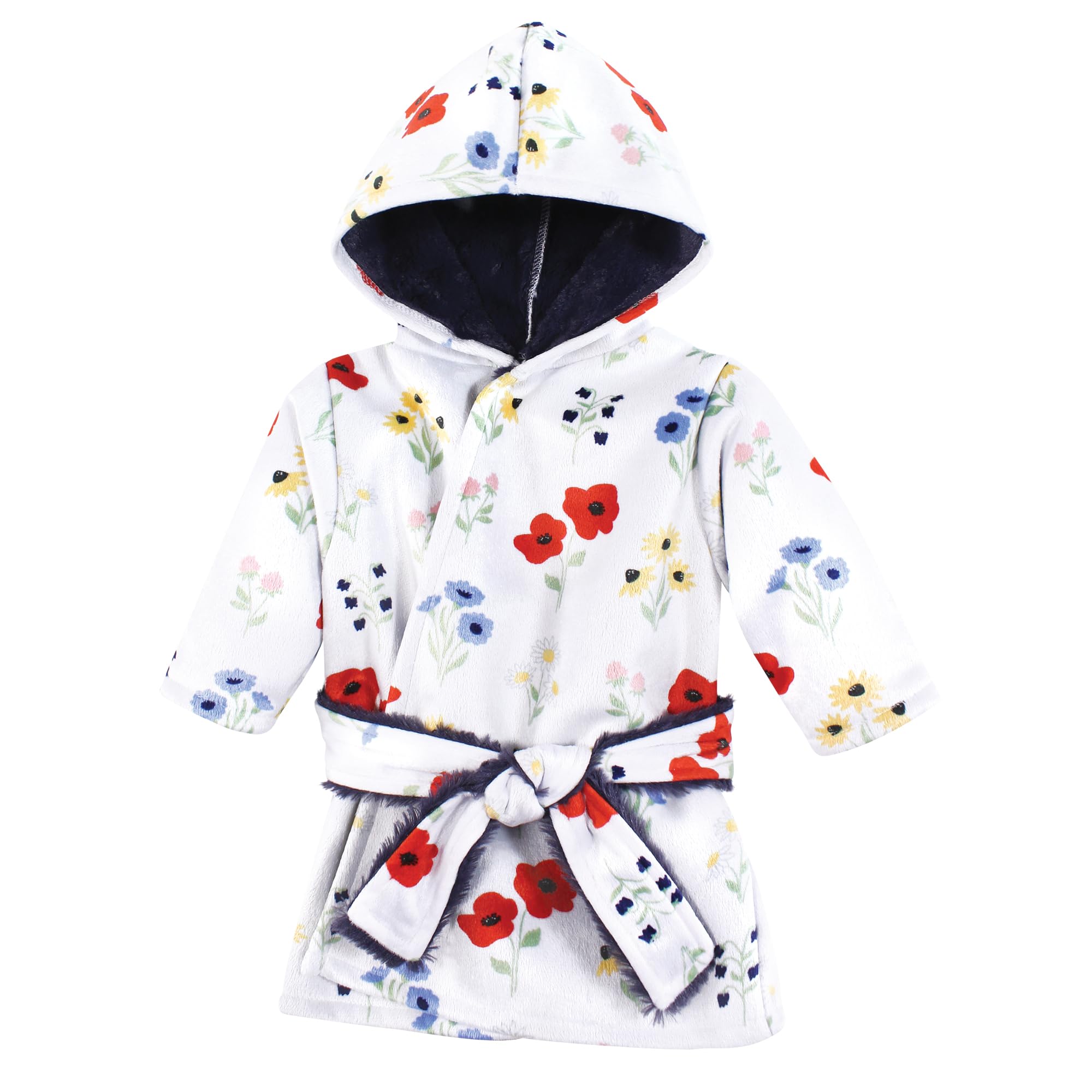 Hudson Baby Unisex BabyMink with Faux Fur Lining Pool and Beach Robe Cover-ups