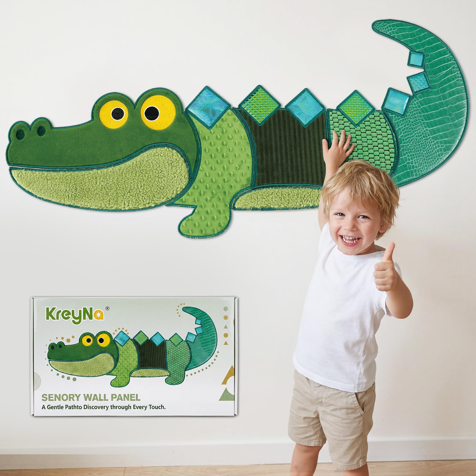 Photo 1 of KreyNa Crocodile Sensory Wall Panel