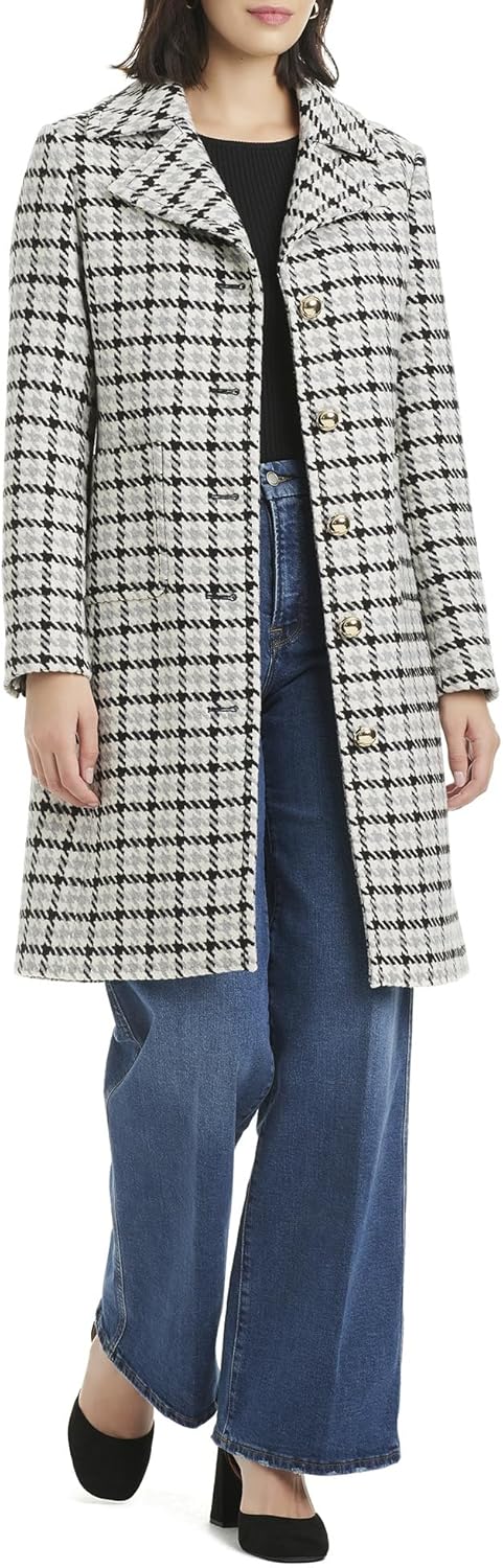 kate spade new york Women's Relaxed Wool Blend Topper Coat
