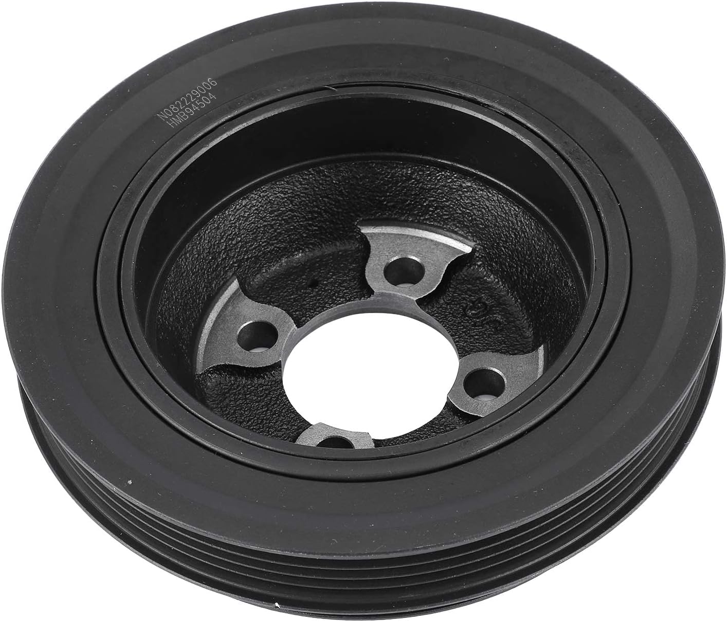 A-Premium Engine Harmonic Balancer Crankshaft Pulley Compatible with Hyundai Santa Fe 2001-2004, Sonata 1999-2005 & Kia Magentis 2001-2004, Optima 2001-2006, DOHC L4 2.4L, Replace# 2312438200