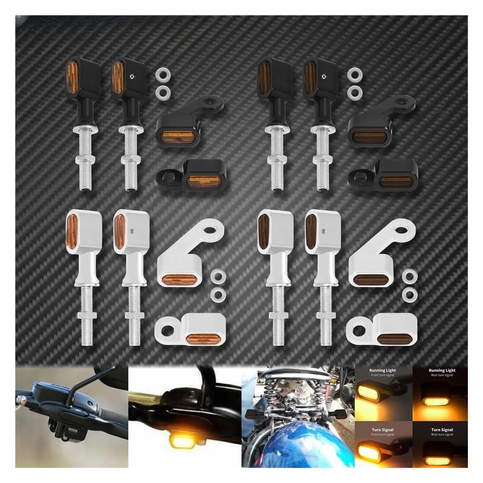 intermitentes led Para Motocicleta, Luz De Marcha Para