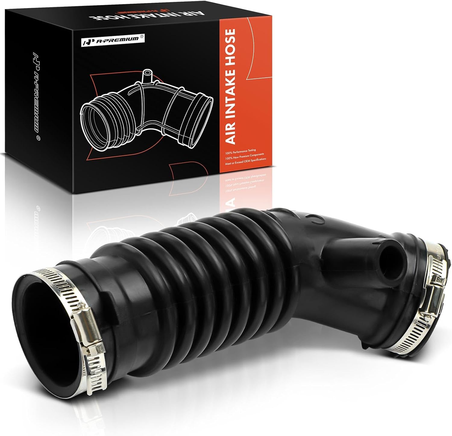 A-Premium Engine Air Clean Intake Tube Hose with Clamps Compatible with Toyota Corolla 2014 2015 2016 2017 2018 2019 1.8L